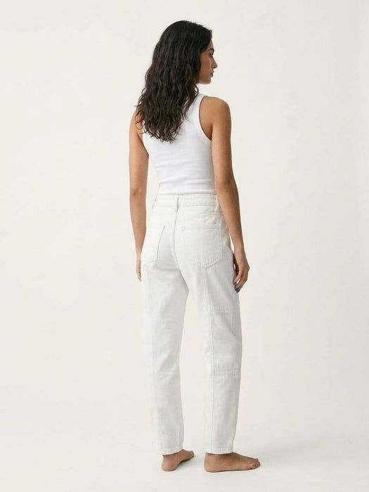 Zara Beyaz Kadın Jogger Pantolon XXS