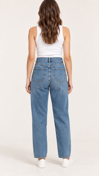 Cekette Mavi Kadın Denim Pantolon XS