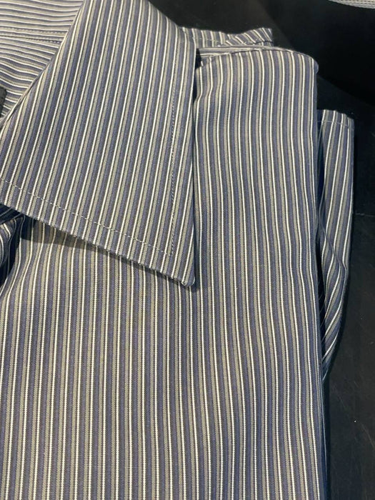 Hugo Boss Çizgili Erkek Uzun Kollu Gömlek L