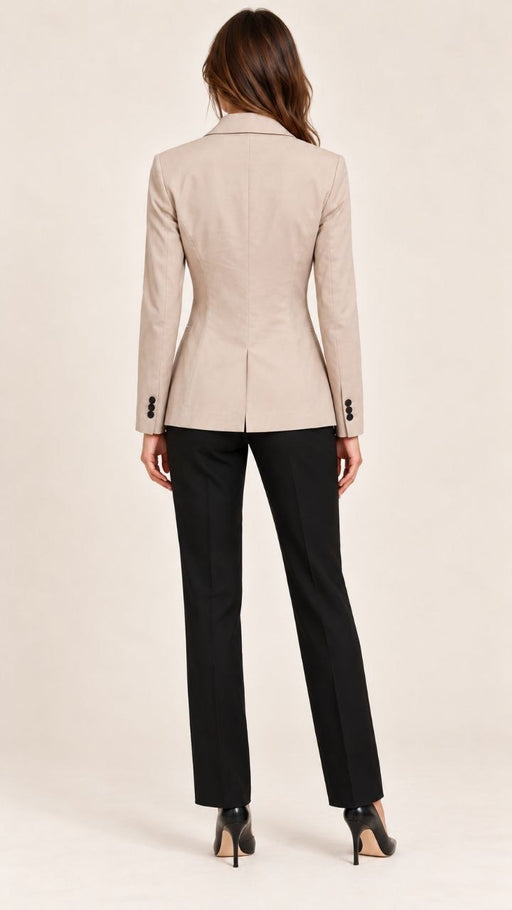 Zara bej kadın slim fit ceket – 2. görsel