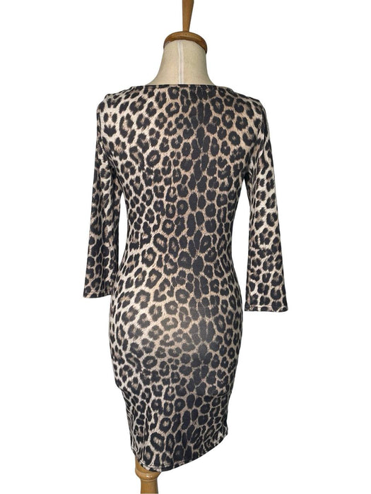 Topshop Leopar Desenli Kadın Elbise M