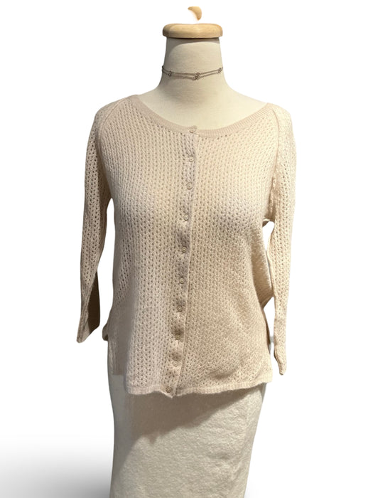 Silk&Cashmere Bej Kadın Hırka M