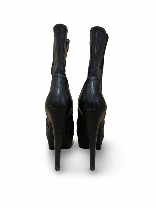 Matraş Siyah Kadın Bot 36