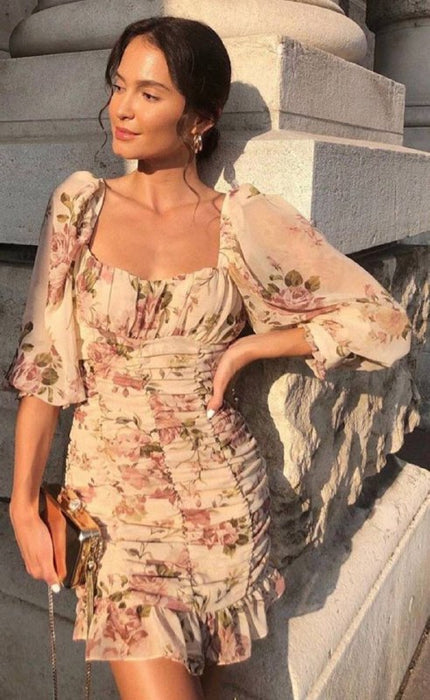 Zara Çok Renkli Kadın Elbise XS