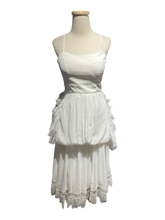 DCEY Beyaz Kadın Elbise