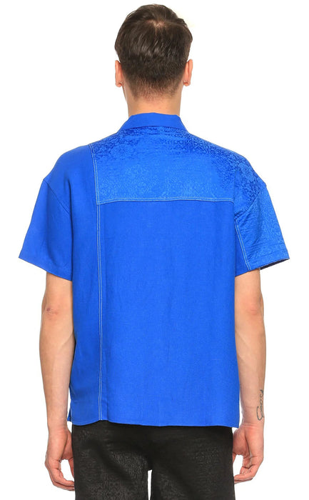 Les Benjamins Saks Mavisi Erkek Gömlek XXL