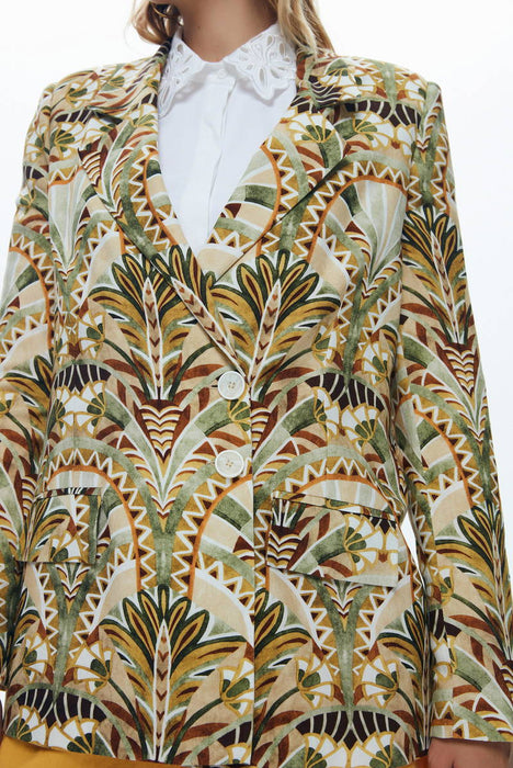 adL Çok Renkli Kadın Ceket L