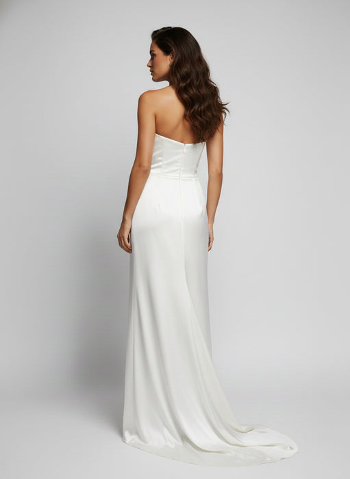 DCEY Beyaz Kadın Elbise M