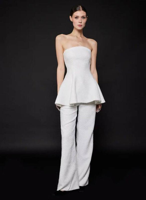 Musee A Fem Beyaz Kadın Pantolon S