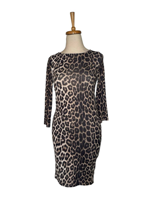 Topshop Leopar Desenli Kadın Elbise M