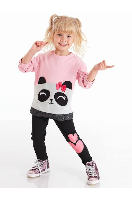 Denokids Pembe Çocuk Sweatshirt 4 Yaş