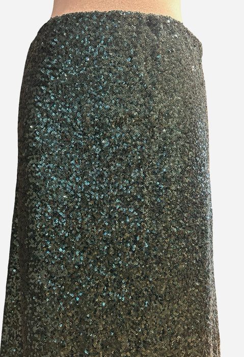 Ventiup Yeşil Payetli Kadın Etek M