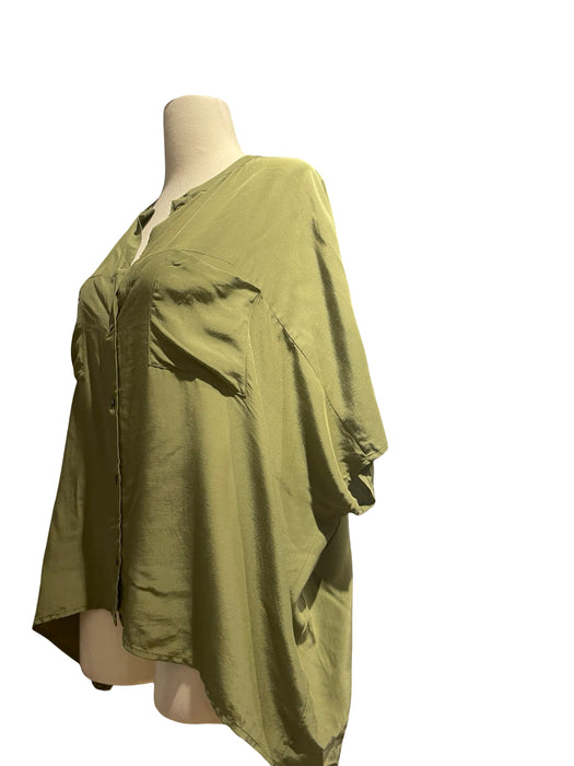 Yargıcı Haki Kadın Gömlek M