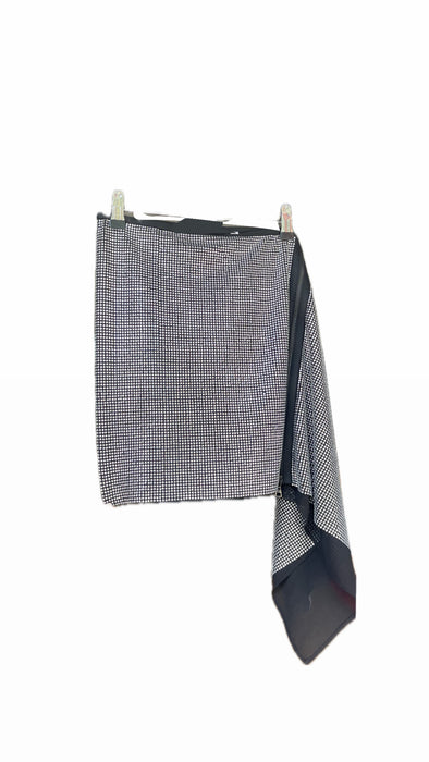 Siyah Taşlı Mini Kadın Etek S