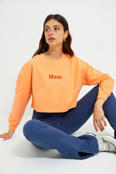 Trendyol Turuncu Kadın Sweatshirt M