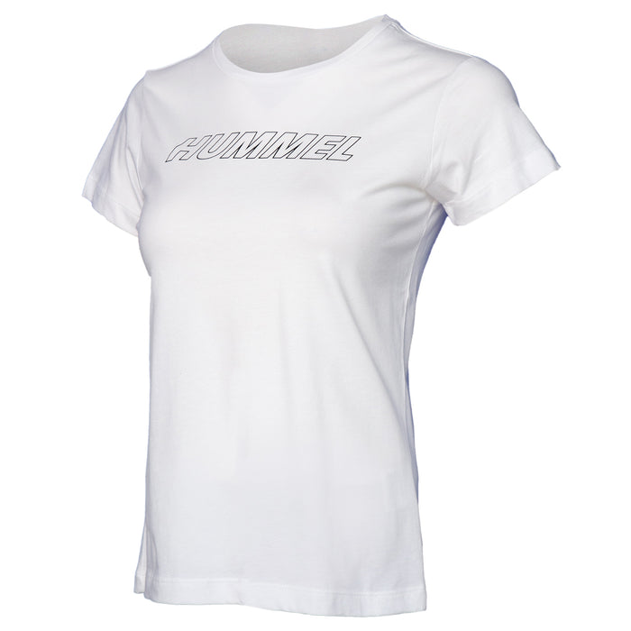Hummel Beyaz Cali Kısa Kollu Kadın T-shirt L