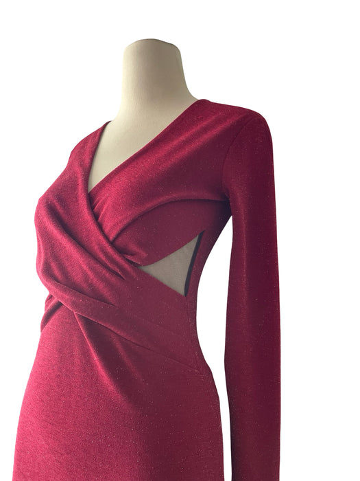 ADL NightZoom Bordo Kadın Elbise S