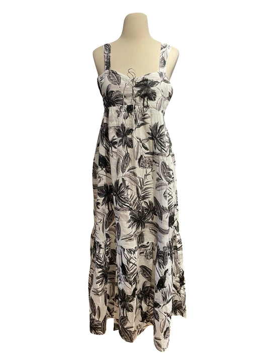 Mango Beyaz Çiçek Desenli Ebise S