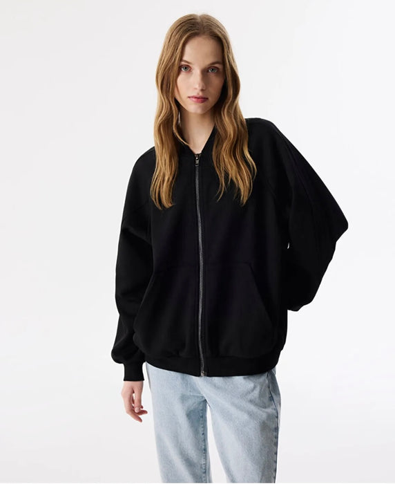 Twist Lacivert Kadın Bomber Ceket M