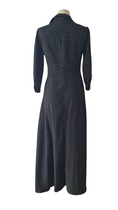 Puantiyeli Uzun Kadın Elbise S