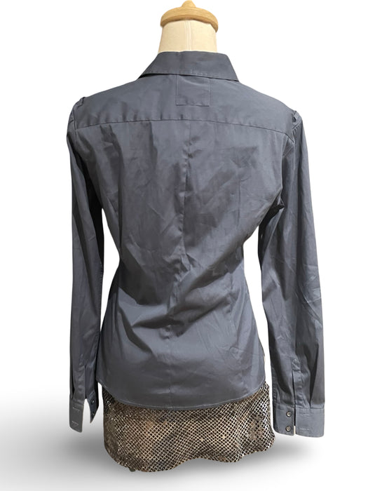 Porsche Design Lacivert Kadın Gömlek M