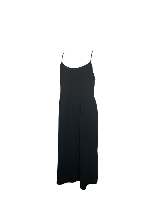 Zara Siyah Askılı Elbise L
