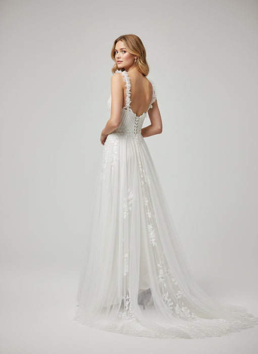 Banu Güven Beyaz Kadın Gelinlik XS/S