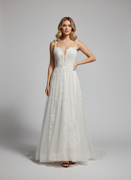 Banu Güven Beyaz Kadın Gelinlik XS/S