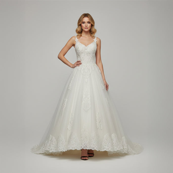 Beyaz Kadın Gelinlik S/M