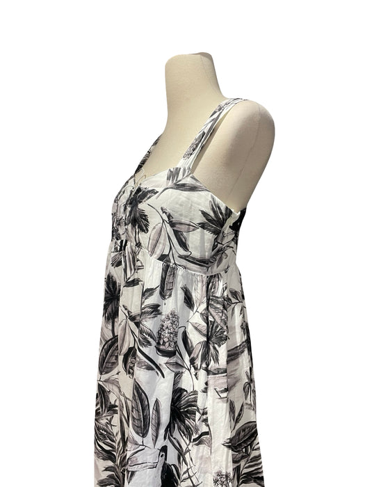 Mango Beyaz Çiçek Desenli Ebise S