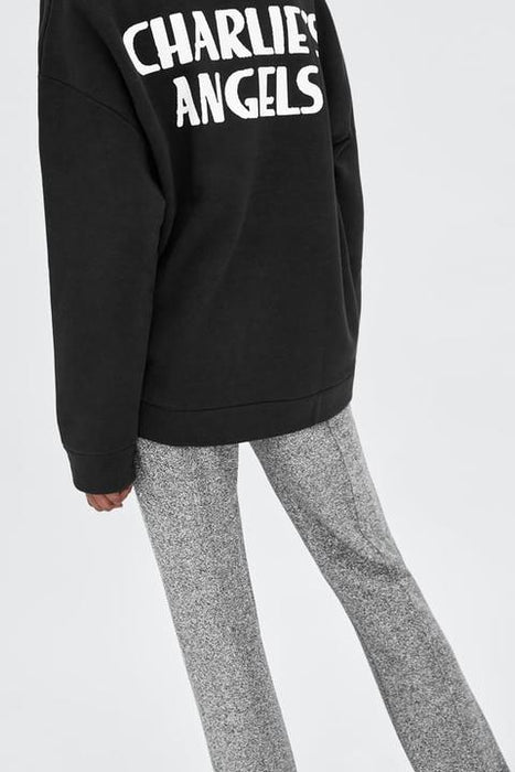 Zara Siyah Kadın Sweatshirt M