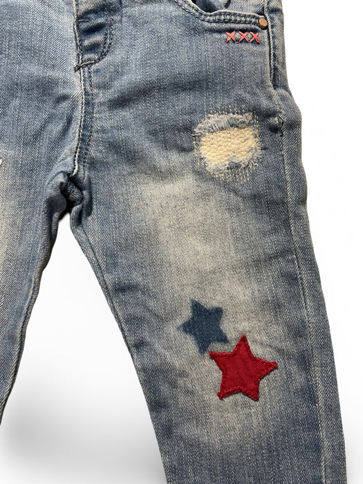 Zara Mavi Bebek Kot Pantolon 9-12 Ay