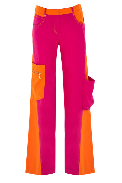 Ceren Ocak Çok Renkli Kadın Pantolon 38