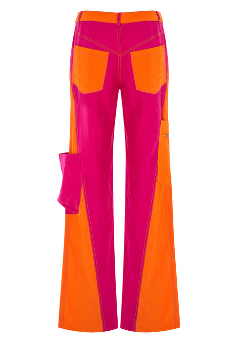 Ceren Ocak Çok Renkli Kadın Pantolon 38