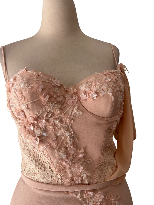 Zeynep Tosun Pembe Tasarım Kadın Abiye