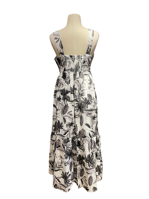 Mango Beyaz Çiçek Desenli Ebise S