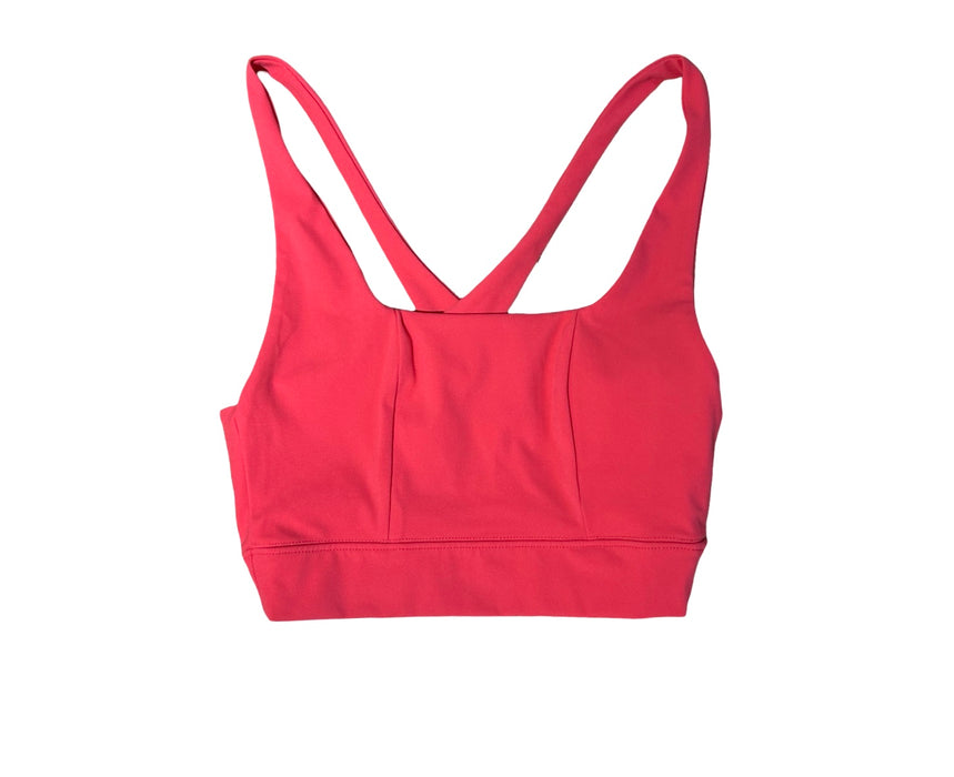 Yours Truly Çiçek Detaylı Pembe Kadın Spor Crop Body XS