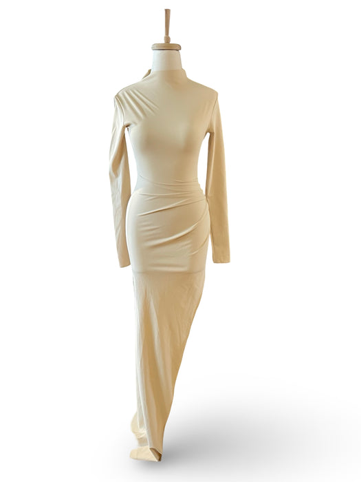 Cekette Dantel Detaylı Kadın Elbise XS