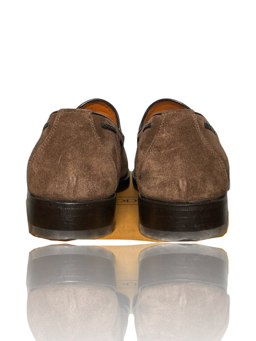 Santoni Kahverengi Erkek Süet Ayakkabı