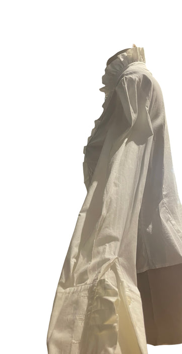 Roman Beyaz Kadın Gömlek L