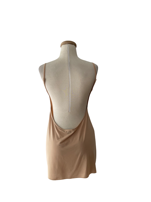 For Love & Lemonds Nude Kadın Slip Elbise M