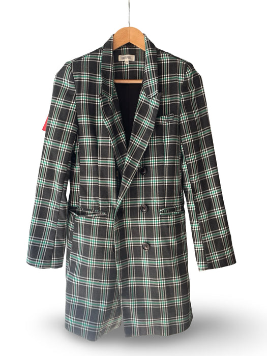 Ghospell Ekoseli Kadın Ceket S