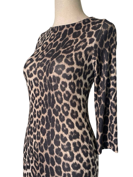 Topshop Leopar Desenli Kadın Elbise M