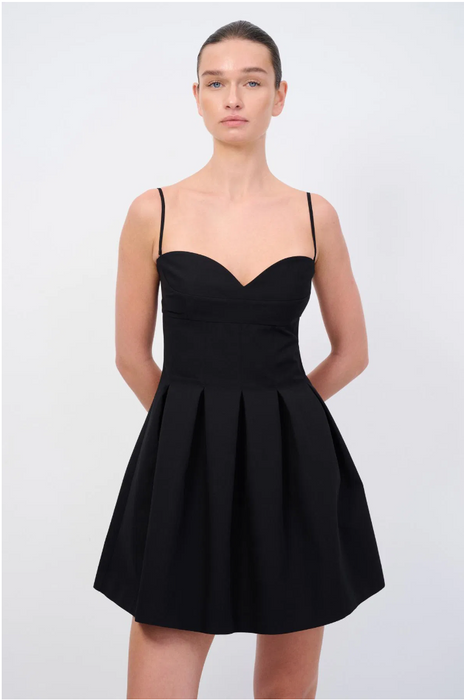 Love My Body Siyah Straplez Kadın Elbise S