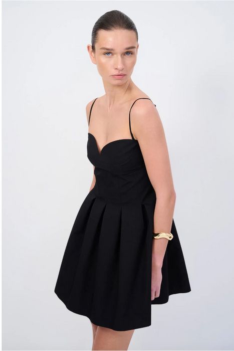 Love My Body Siyah Straplez Kadın Elbise S