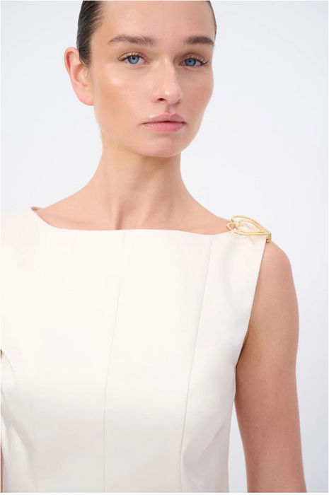 Love My Body Vanilya Kolsuz Saten Kadın Elbise S