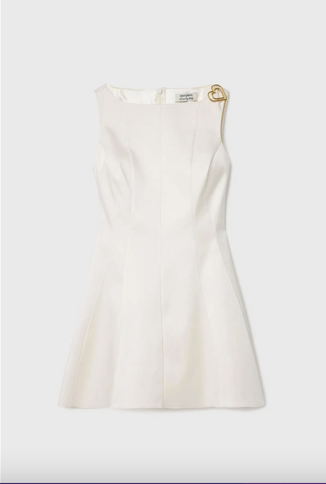 Love My Body Vanilya Kolsuz Saten Kadın Elbise S