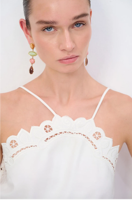 Love My Body Beyaz Kadın Bluz S