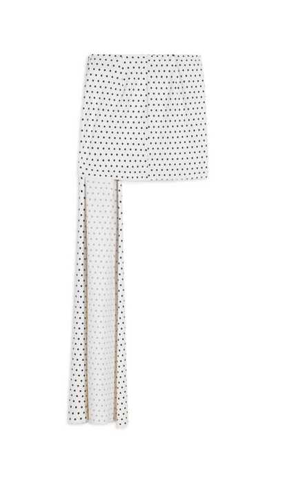 Muse For All Beyaz Puantiyeli Kadın Pareo Etek S