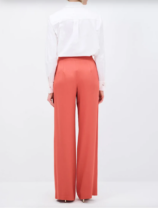 ADL Turuncu Mert Aslan Bol Paça Kadın Pantolon S